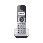 image produit Panasonic KX-TGQ500GS Téléphone senior (téléphone sans fil IP DECT (sans fil) avec grands boutons, bouton d'urgence, téléphone retiré pour appareil auditif) Argent