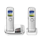 image produit Panasonic KX-TGJ322GW Duo avec répondeur (version allemande!) blanc [Version Allemande] - livrable en France