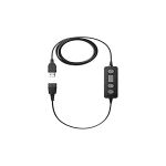 image produit Jabra Link 260, Adaptateur USB avec QD - Protection acoustique, avec boitier de contrôle - livrable en France