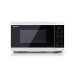 image produit Sharp + Gril, YC-MG02EW, Four micro ondes, 20 litres commandes numériques Comptoir, Blanc
