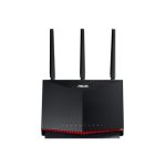 image produit ASUS RT-AX86S - Routeur AX5700 Wi-Fi 6, Double bande, Mode Gaming Mobile, AiProtection Pro gratuit à vie, AiMesh, 2.5G, Adaptive QoS, redirection de port, MU-MIMO et OFDMA