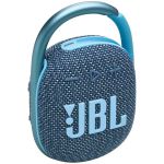 image produit JBL Clip 4, Enceinte Bluetooth portable, étanche à l'eau et à la poussière, Mousqueton intégré, Autonomie 10h, Bleue
