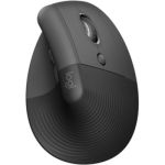 image produit Logitech Lift Souris Ergonomique Verticale, Sans Fil, Bluetooth ou récepteur USB Logi Bolt, Silencieuse, 4 boutons, Compatible avec Windows/macOS/iPadOS, Ordinateur Portable, PC - Graphite