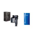 image produit Panasonic Series 800 Personalcare ES-LV97 Rasoir 5 Lames dont 2 de finition externes Wet & Dry 5 accessoires 50 min d'autonomie 1 heure de charge Moteur linéaire Noir - livrable en France