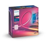 image produit Philips Hue White and Color, Kit démarrage Lightstrip Hue Play gradient PC, écran 32-34 pouces + Pont, synchronisation de la lumière avec le jeu avec Hue Sync, fonctionne avec Alexa, Google et Apple - livrable en France