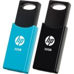 image produit PENDRIVE HP 32GB USB2.0 V212W Noir - Pack 2 PENDRIVES
