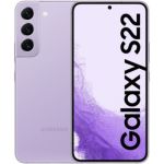 image produit Samsung Galaxy S22 5G Mobile Phone 128GB SIM Free Android Smartphone Bora Purple, Pink Gold