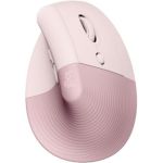 image produit Logitech Lift Souris Ergonomique Verticale, Sans Fil, Bluetooth ou récepteur USB Logi Bolt, Silencieuse, 4 boutons, Compatible avec Windows/macOS/iPadOS, Ordinateur Portable, PC - Rose - livrable en France