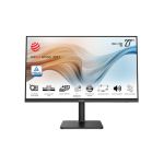 image produit MSI Modern MD272QP Écran Bureautique 27" WQHD - Dalle IPS 2560x1440, 75Hz / 4ms, Confort Oculaire, Contraste 1000:1, Haut-Parleurs Intégrés, DisplayPort 1.2, HDMI 1.4b, USB Type-C, USB 2.0 - Noir