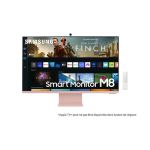 image produit Samsung Smart Monitor M8 32’’ UHD 4K. Ecran tout-en-un pour accéder facilement à vos applications de divertissement et travail. Jusqu'à 100€ remboursés