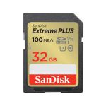 image produit SANDISK - CARDS Extreme Plus 32GB SDHC Memory Card 100MB/S 60MB/S UHS-I Class