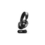 image produit SteelSeries Arctis Nova Pro Wireless - Casque gaming multi-système - Haut-parleurs magnétiques en néodyme - ANC - Autonomie illimitée - Micro ClearCast Gen 2 - PC, PS5, PS4, Switch, Mobile