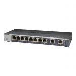 image produit NETGEAR (GS110MX) Switch Ethernet 10 Ports RJ45 Gigabit (10/100/1000), Protection Prosafe, Garantie à Vie Parfait pour les PME et TPE, 10 Ports /10G , avec 2X10G/Multi-gig, Position Bureau ou Rackable