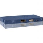 image produit NETGEAR (GS716Tv3) Smart Switch Ethernet manageable professionnel 16 Ports RJ45 Gigabit (10/100/1000) - avec 2 Ports SFP 1 Gigabit, bureau/en rack et protection à vie ProSAFE