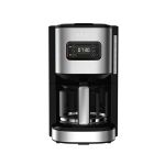 image produit Krups Cafetière programmable 24h, Inox premium, 1,25 L jusqu'à 15 tasses, Réglage intensité, Fonction 1 à 4 tasses pratique, Arrêt auto après 30 min, Anti-goutte, Excellence KM480D10