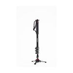 image produit Manfrotto Video Monopod XPRO+, Support pour Appareil Photo, Smartphone, et Téléphone, en Aluminium à 4 Sections, Tige de Stabilisateur Vidéo avec Base Fluide - livrable en France