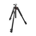 image produit Manfrotto MT055XPRO3 Trépied en Aluminium 3 Sections Noir & MVH500AH Rotule Vidéo Noir Mini Pro Plaque de Base