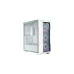 image produit Cooler Master MasterBox TD500 Mesh V2 - Boîtier PC Moyen E-ATX avec Maillage Mesh Polygonal, 3 x Ventilateurs 120mm ARGB Préinstallés, Panneau Latéral Verre Trempé, USB Type-C 10Gb/s - Blanc