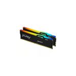 image produit Kingston FURY Beast Black RGB EXPO 64GB (2x32GB) 6000MT/s DDR5 CL36 DIMM Desktop Gaming Memory Kit of 2 - KF560C36BBEAK2-64 - livrable en France