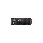 image produit WD_BLACK SN850X 2To M.2 2280 PCIe Gen4 NVMe SSD pour le gaming avec dissipateur thermique jusqu'à 7300 Mo/s