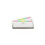 image produit Corsair Dominator Platinum RGB 16 Go (2x8 Go) DDR4 3200 (PC4-25600) C16 1.35V Mémoire de Bureau - Blanc - livrable en France