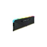 image produit Corsair Mémoire de bureau Corsair Vengeance RGB RS 8 Go DDR4 3600 MHz C18 (éclairage dynamique RGB, temps de réponse serrés, compatible avec les séries Intel et AMD 300/400/500) noire - livrable en France