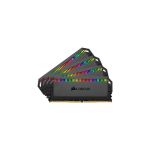 image produit Corsair Vengeance RGB Pro SL 64 Go (4 x 16 Go) DDR4 3200 MHz C16, Kit de mémoire de Bureau illuminé Noir