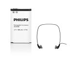 image produit Philips ACC8100 Batterie Rechargeable pour dictaphone & Ecouteurs stéréo LFH0334/00 - livrable en France