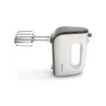image produit Philips Batteur - 450W, 5 Vitesses + Turbo, Batteur Fouet Double Cône, Outil de Pétrissage, Gris (HR3740/00)