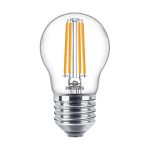 image produit Philips ampoule LED Sphérique E27 60W Blanc Chaud Claire, Verre - livrable en France