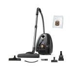 image produit Rowenta Aspirateur avec sac, Moteur basse consommation, Haute filtration, Ultrasilencieux, Eco responsable, Nombreux accessoires, Fabriqué en France, Green Force Effitech, Noir/liège RO6189EA