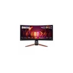 image produit BenQ MOBIUZ EX3410R Écran Curved Gaming & KabelDirekt - Câble DisplayPort 8K, Blindage AIS spécial, Certification VESA – 2 m - livrable en France