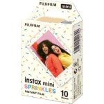 image produit instax Mini Film instantané Sprinkles Bord décoratif, Pack de 10 Photos, Compatible pour Tous Les Produits instax appareils Photo série Mini et Les imprimantes Photos pour Smartphone Mini Link