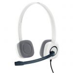 image produit Logitech H150 Casque Filaire, Ecouteurs Stéréo avec Micro Rotatif Anti-Parasites, Double Fiche Jack 3,5mm, Contrôles Intégrés, PC/Mac/Portable - Blanc - livrable en France