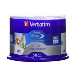 image produit VERBATIM 43812 25Go BD-R Disque Vierge Blu-Ray - disques Vierges Blu-Ray (BD-R, 25 Go, 405 nm, Fuseau, 50 pièce(s))