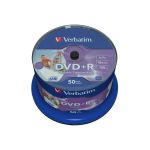 image produit Verbatim (43512) : DVD+R 16x 50-pack : Printable Optical Media