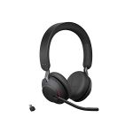 image produit Jabra Evolve2 65 Casque PC Sans Fil - Casque Audio Certifié UC avec Annulation du Bruit et Batterie Longue Durée - Adaptateur Bluetooth USB-C - Noir - livrable en France