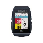 image produit SIGMA SPORT ROX 11.1 EVO Black Sensor Set Ordinateur De Vélo Sans Fil Avec GPS Et Navigation, Capteurs De Cadence/Fréquence Cardiaque/Vitesse, Navigation GPS De Plein Air Avec Fonctions Intelligentes