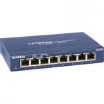 image produit NETGEAR (GS108) Switch Ethernet 8 Ports RJ45 Métal Gigabit (10/100/1000), pour une Connectivité Simple et Abordable, Protection ProSAFE, Garantie à Vie Idéal pour les PME et TPE