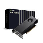 image produit PNY NVIDIA RTX A2000 12GB Carte Graphique Professionnelle 16GB GDDR6 PCI Express 4.0 x16, Dual Slot, 4X DisplayPort, Support 8K, Ventilateur Actif Ultra Silencieux Noir - livrable en France