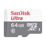 image produit SanDisk Ultra 256 GB microSDXC Memory Card + SD Adapter with A1 App Performance Up to 100 MB/s, Class 10, U1