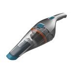 image produit BLACK+DECKER Aspirateur à Main - 7,2V - 1,5 Ah - Argent Titanium Bleu - Base de Chargement - prologateur intégré et Brosse