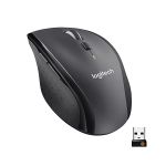 image produit Logitech M705 Marathon Sans Fil Souris, Récepteur USB Unifying 2,4 GHz, 1000 PPP, 5 Boutons Programmables, Pile Durée 3 ans, Compatible PC, Mac, Ordinateur Portable, Chromebook - Gris