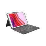 image produit Logitech Combo Touch pour iPad (7e, 8e et 9e générations), Étui avec pavé tactile de précision, Clavier Anglais QWERTY- Noir - livrable en France