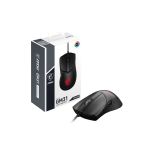 image produit MSI Clutch GM31 Lightweight Souris Gaming - Capteur Optique 12000 DPI, pour Droitier, Switches OMRON 60M+ de Clics, 6 Boutons, Câble FriXionFree, Latence 1ms, RGB Mystic Light, 58g - Filaire - livrable en France