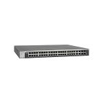 image produit NETGEAR (XS748T) SMART switch Web manageable 10 Gigabit Ethernet 48 ports - Manageable, avec 4 ports SFP+ 10 Gigabit, positionnement sur un bureau ou en rack, et protection à vie