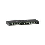 image produit NETGEAR (GS316EP) Switch Ethernet PoE 16 Ports RJ45 Gigabit (10/100/1000), Serie Plus Manageable PoE, Switch RJ45 avec 15 Ports PoE+ 180 W, 1 Port SFP , format bureau, mur, Silencieux, idéal PME/ TPE