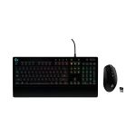 image produit Logitech G213 Prodigy, Clavier Gaming, Eclairage RVB LIGHTSYNC, Résistant aux Éclaboussures, Personnalisable, Commandes Multimédia Dédiées, Clavier US QWERTY - Noir - livrable en France