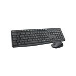 image produit Logitech MK235 Combo Clavier et Souris sans Fil pour Windows, Clavier US International QWERTY - Gris - livrable en France
