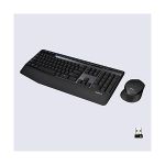 image produit Logitech MK345 Combo Clavier Taille Standard Sans Fil avec Repose Poignet et Souris Droitier Confortable, Clavier US International QWERTY - Noir - livrable en France